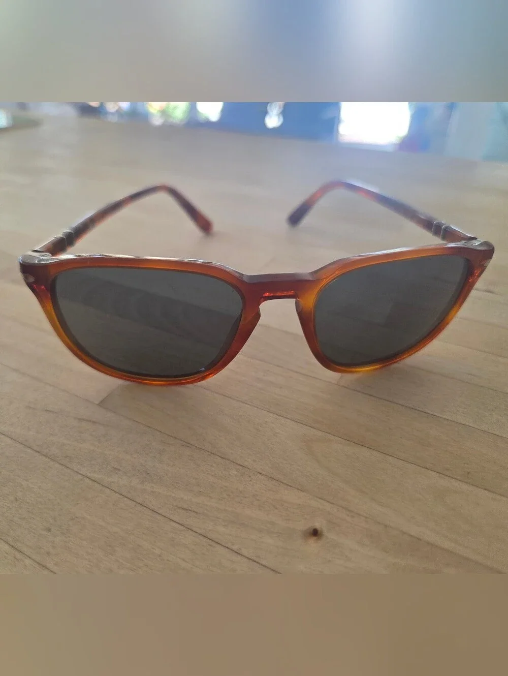 Persol Sunglasses PO3019S 96/56 Light Havana 52MM NEW